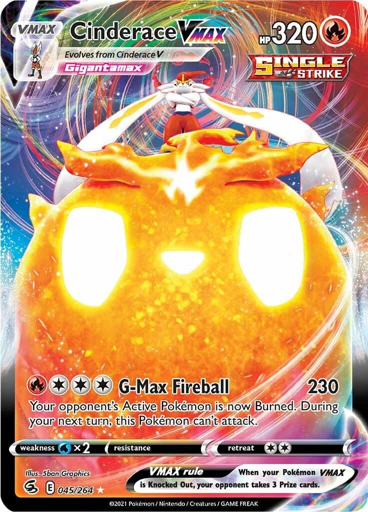 Image for Cinderace VMAX (045/264) - Pokemon