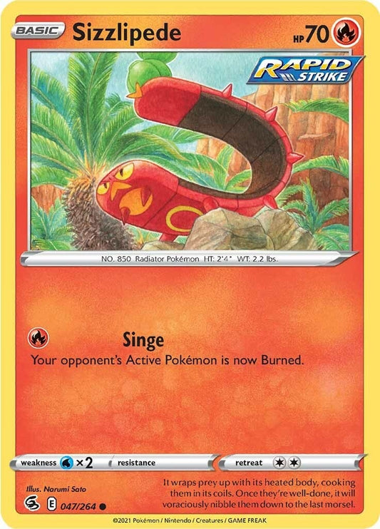 Image for Sizzlipede (47) (047/264) - Pokemon