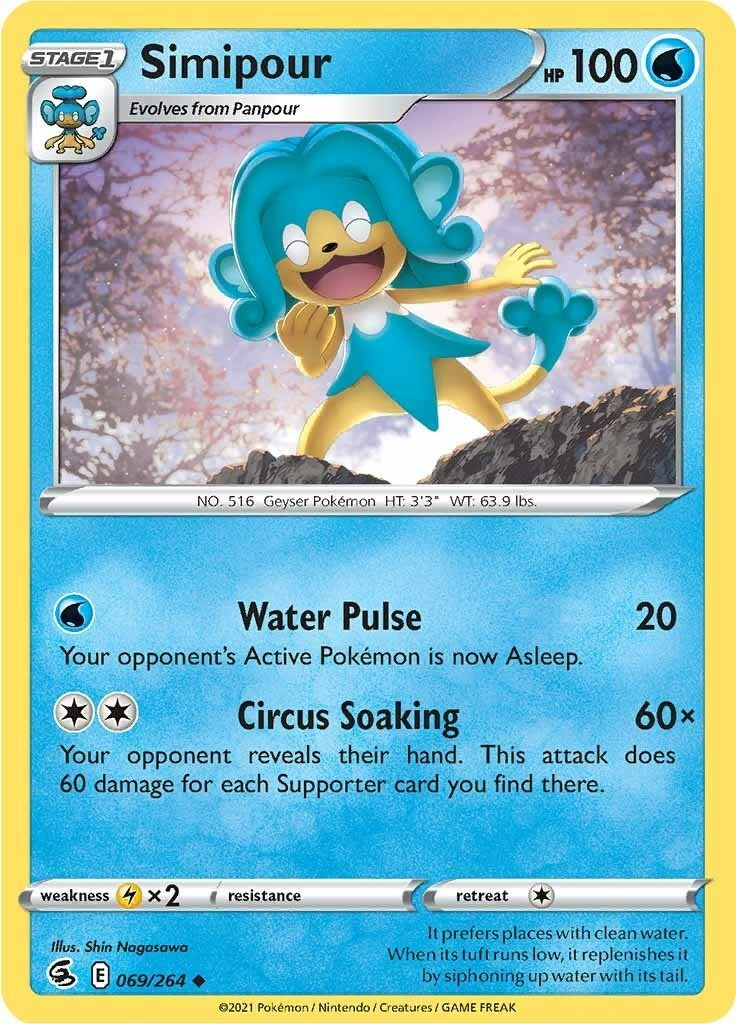 Image for Simipour (069/264) - Pokemon