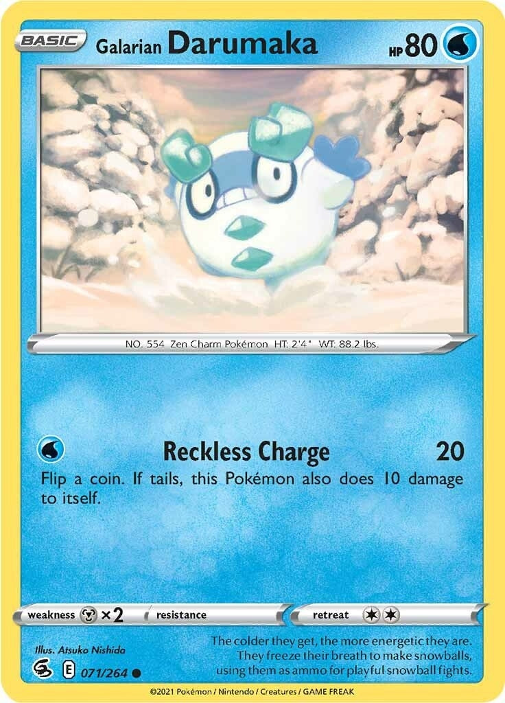 Image for Galarian Darumaka (071/264) - Pokemon