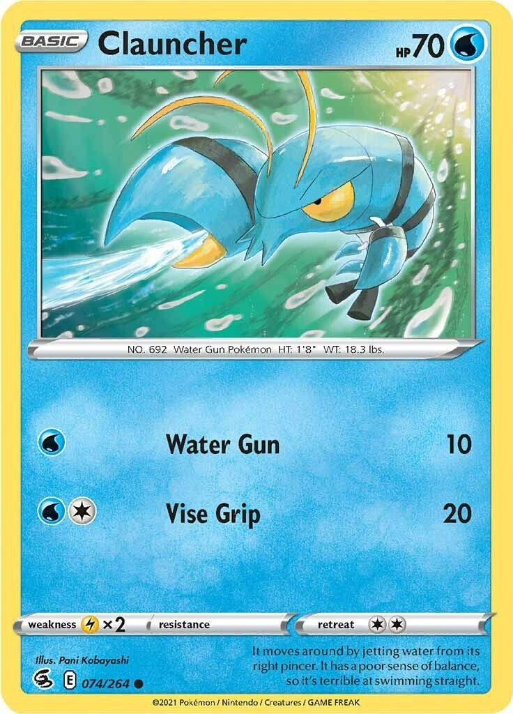 Image for Clauncher (074/264) - Pokemon