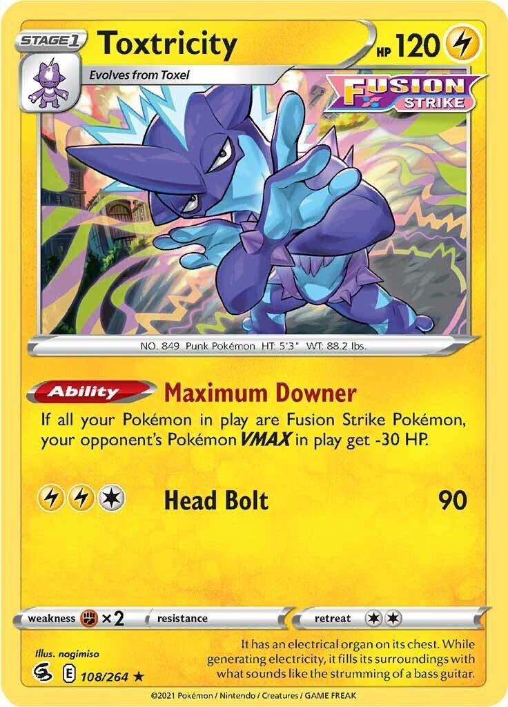Image for Toxtricity (108) (108/264) - Pokemon