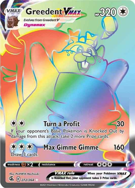 Image for Greedent VMAX (Secret) (272/264) - Pokemon