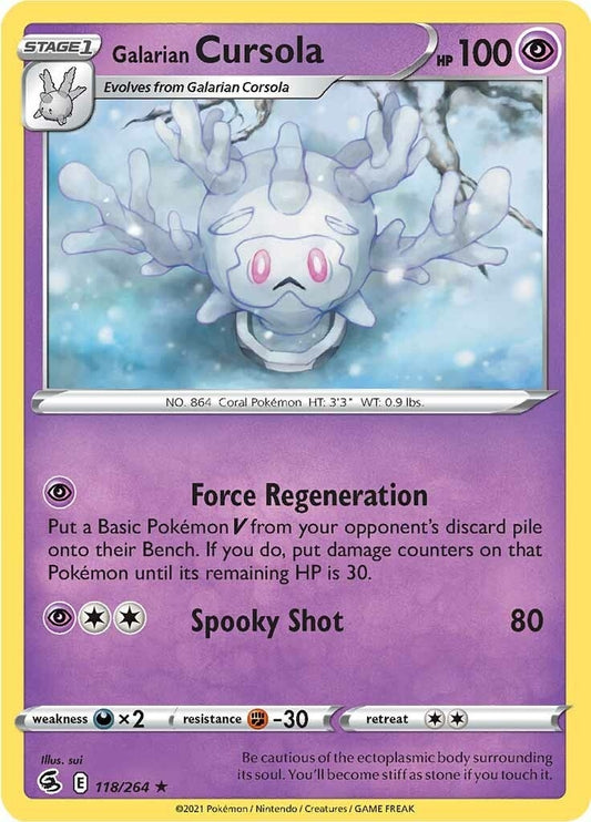 Image for Galarian Cursola (118/264) - Pokemon