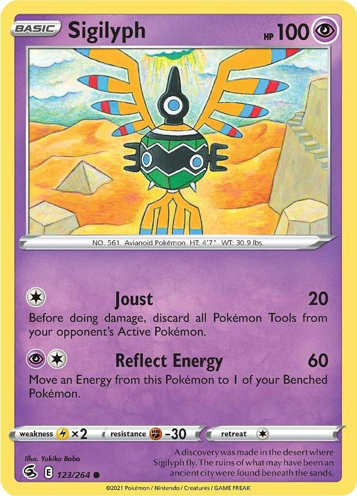 Image for Sigilyph (123/264) - Pokemon