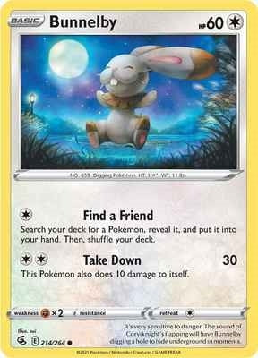 Image for Bunnelby (214/264) - Pokemon