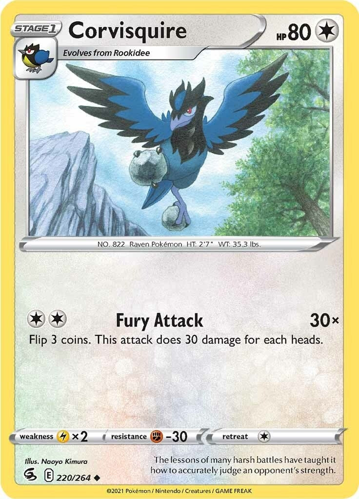 Image for Corvisquire (220/264) - Pokemon