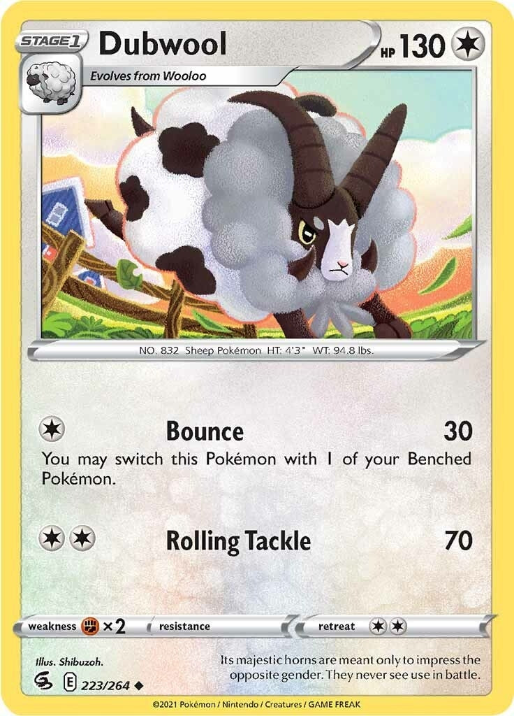 Image for Dubwool (223/264) - Pokemon