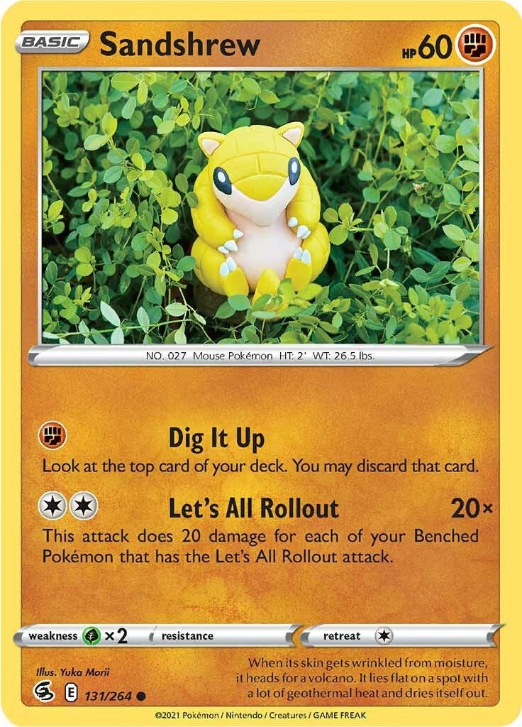 Image for Sandshrew (131/264) - Pokemon