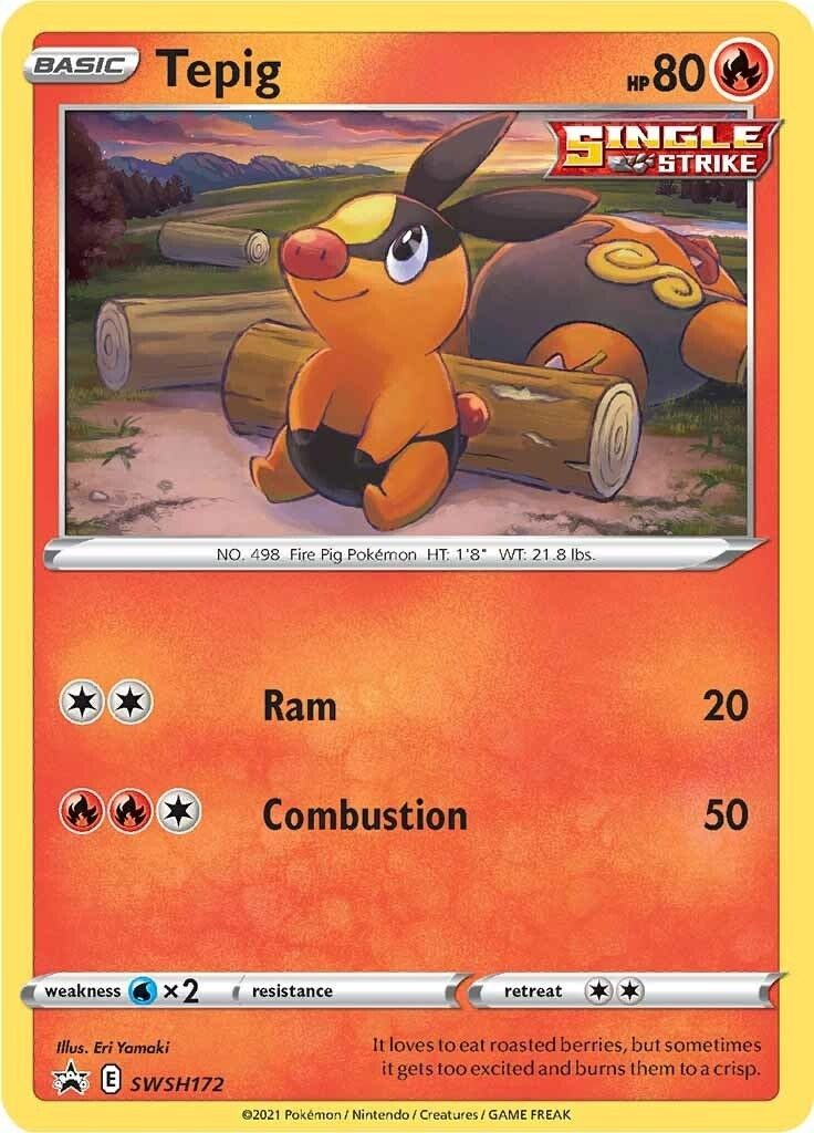 Image for Tepig - SWSH172 (SWSH172) - Pokemon