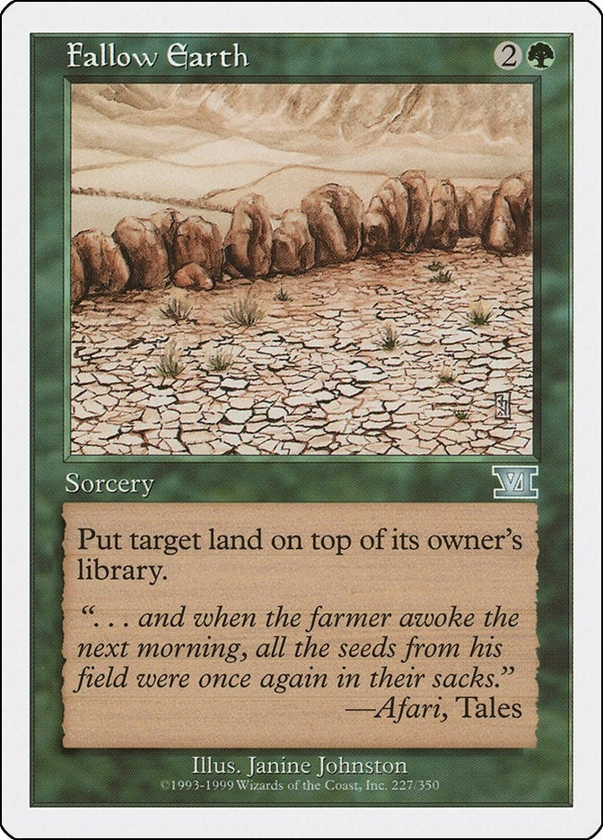 Image for Fallow Earth (227) - Magic: The Gathering