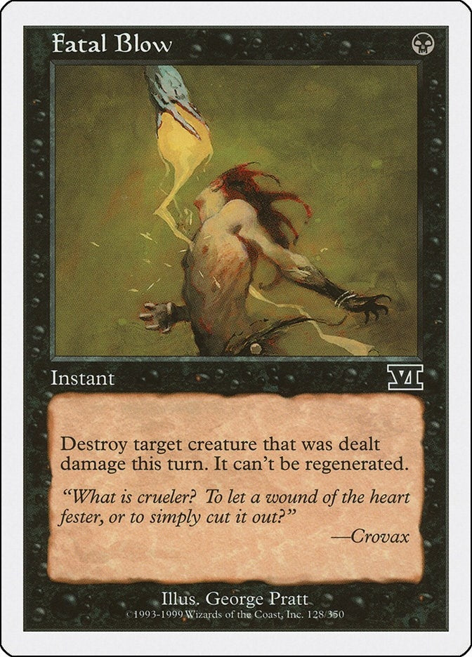 Image for Fatal Blow (128) - Magic: The Gathering