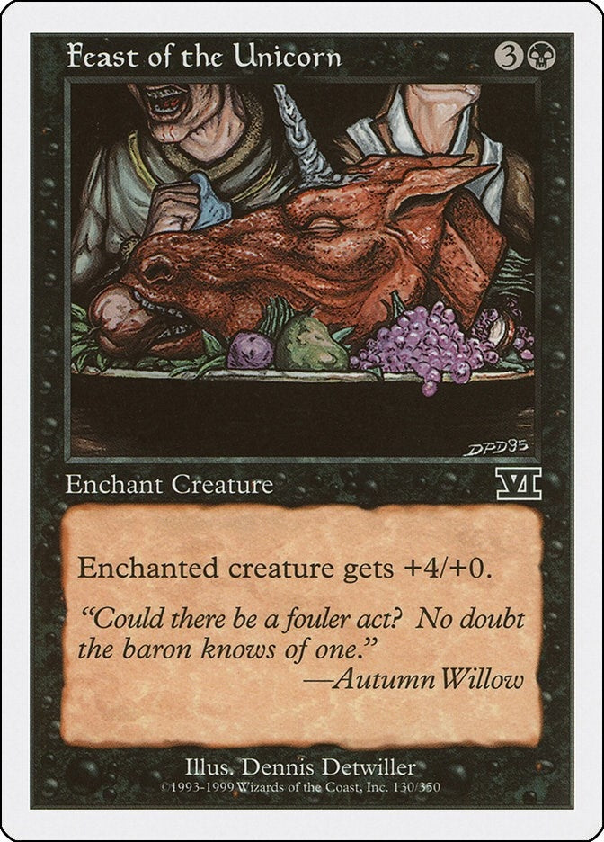 Image for Feast of the Unicorn (130) - Magic: The Gathering