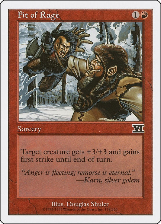 Image for Fit of Rage (178) - Magic: The Gathering