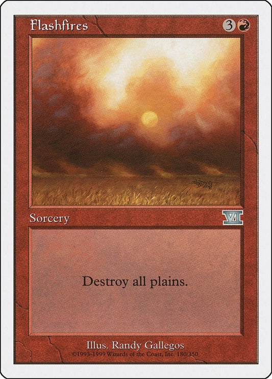 Image for Flashfires (180) - Magic: The Gathering