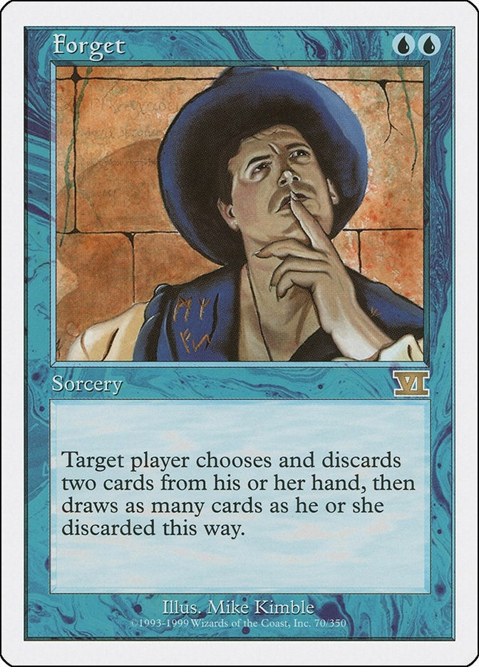 Image for Forget (70) - Magic: The Gathering