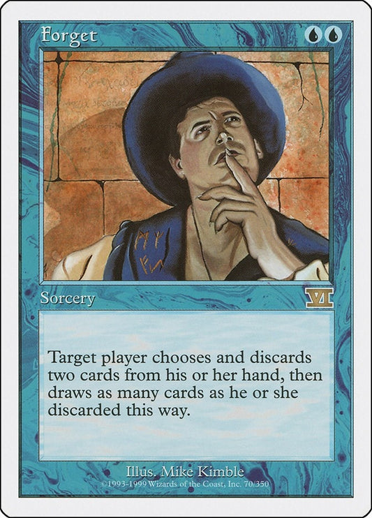 Image for Forget (70) - Magic: The Gathering