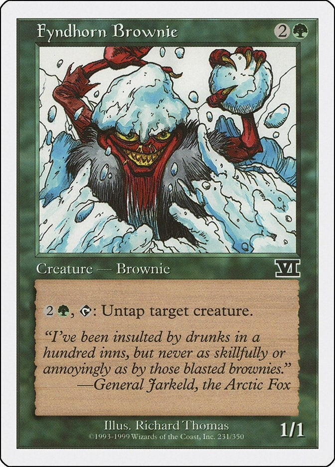 Image for Fyndhorn Brownie (231) - Magic: The Gathering