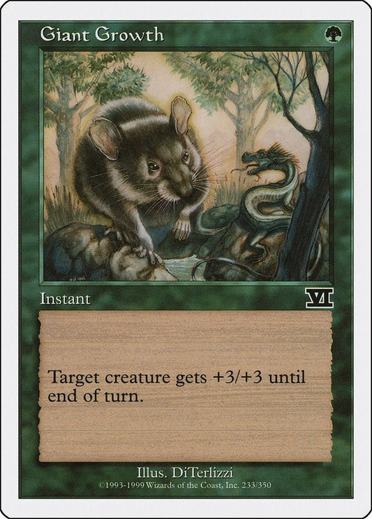 Image for Giant Growth (233) - Magic: The Gathering