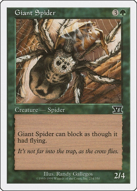 Image for Giant Spider (234) - Magic: The Gathering
