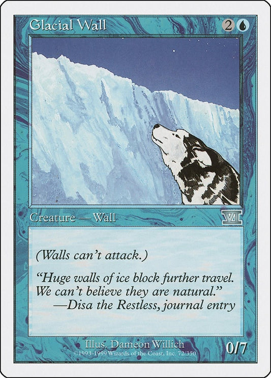 Image for Glacial Wall (72) - Magic: The Gathering