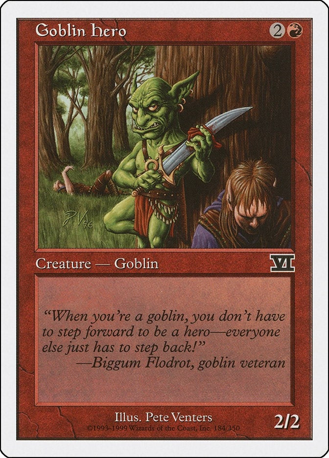 Image for Goblin Hero (184) - Magic: The Gathering