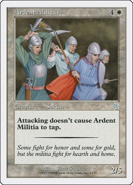 Image for Ardent Militia (5) - Magic: The Gathering
