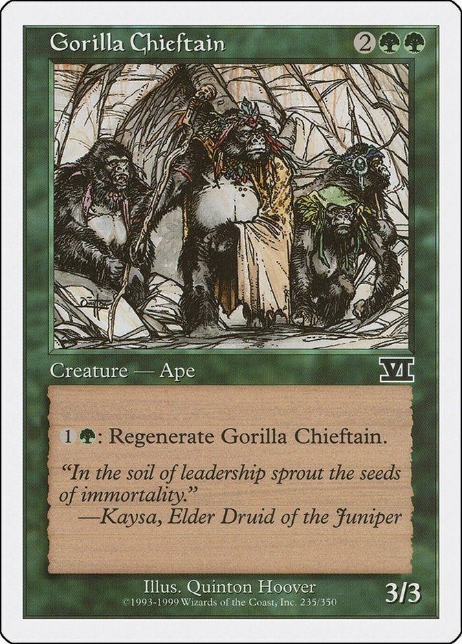 Image for Gorilla Chieftain (235) - Magic: The Gathering