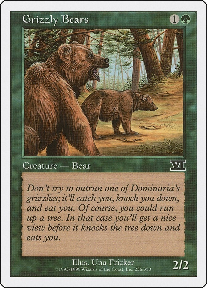 Image for Grizzly Bears (236) - Magic: The Gathering