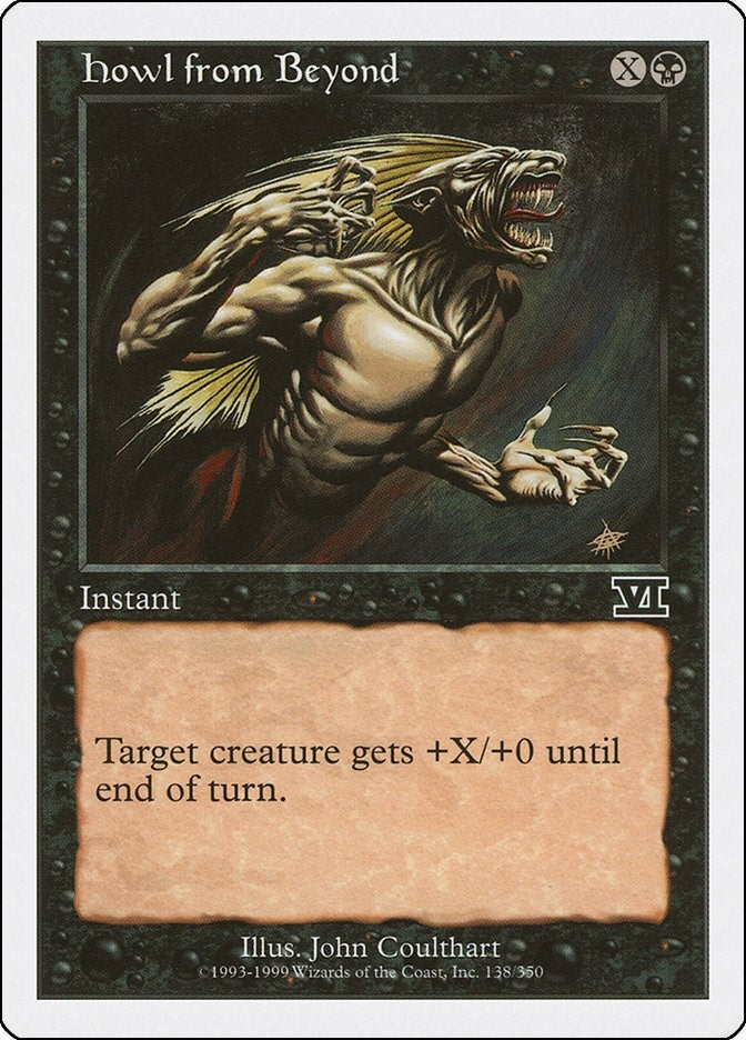 Image for Howl from Beyond (138) - Magic: The Gathering