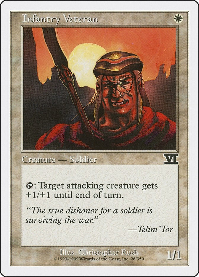 Image for Infantry Veteran (26) - Magic: The Gathering