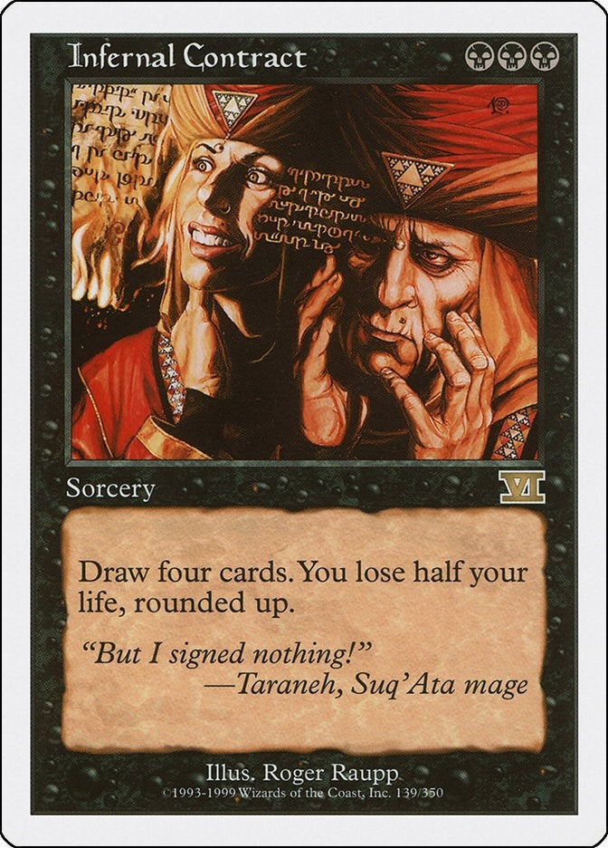 Image for Infernal Contract (139) - Magic: The Gathering