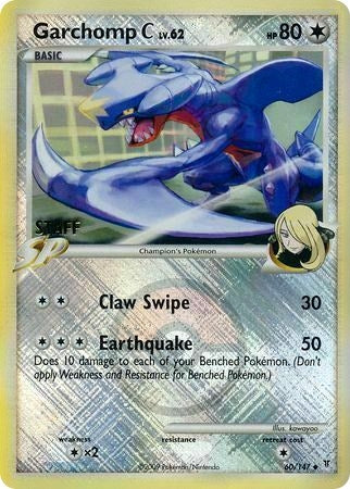 Image for Garchomp C - 60/147 (League Promo) [Staff] (060/147) - Pokemon
