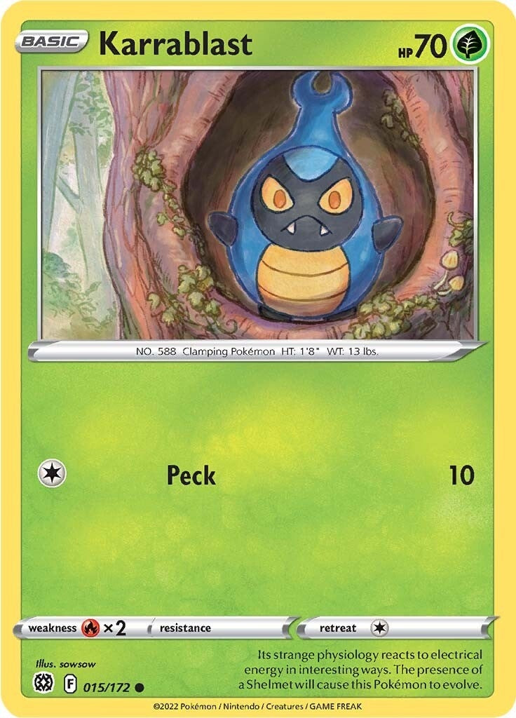 Image for Karrablast (015/172) - Pokemon