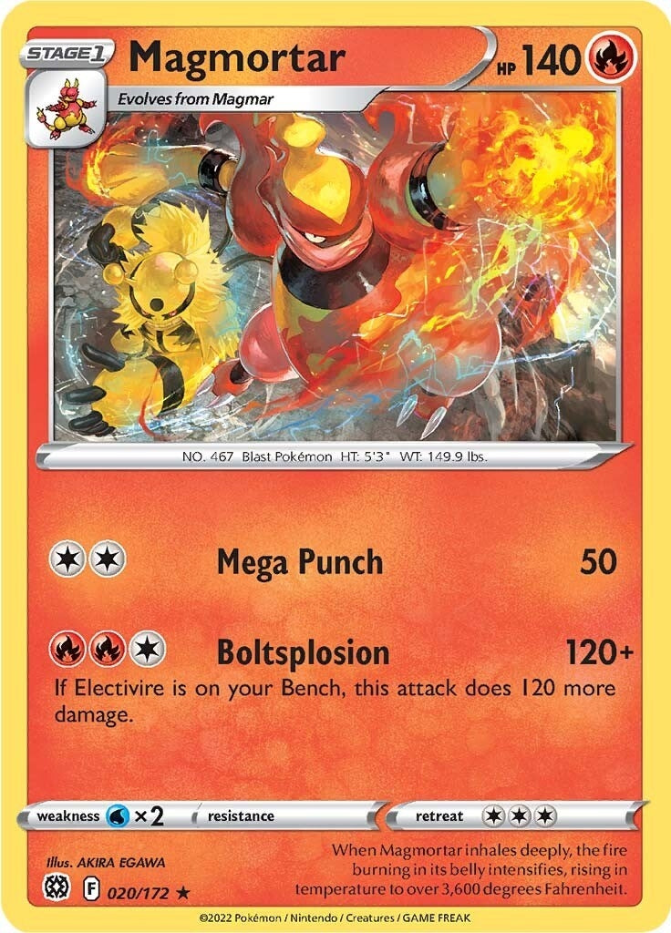 Image for Magmortar (020/172) - Pokemon