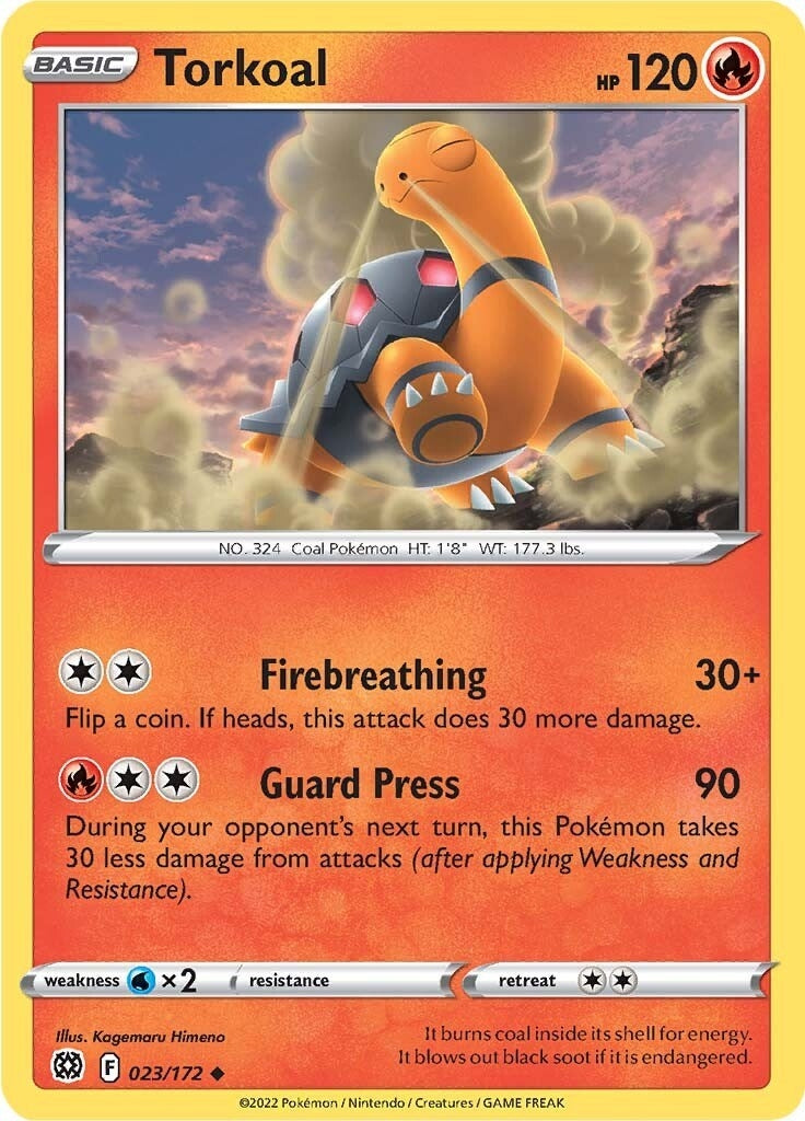 Image for Torkoal (023/172) - Pokemon