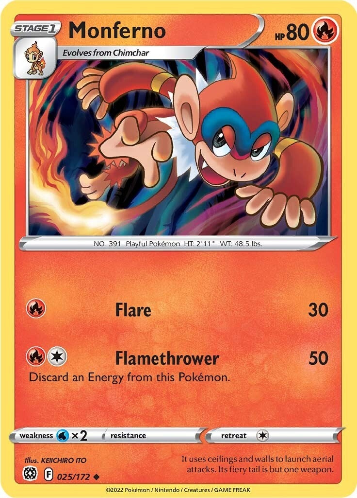 Image for Monferno (025/172) - Pokemon