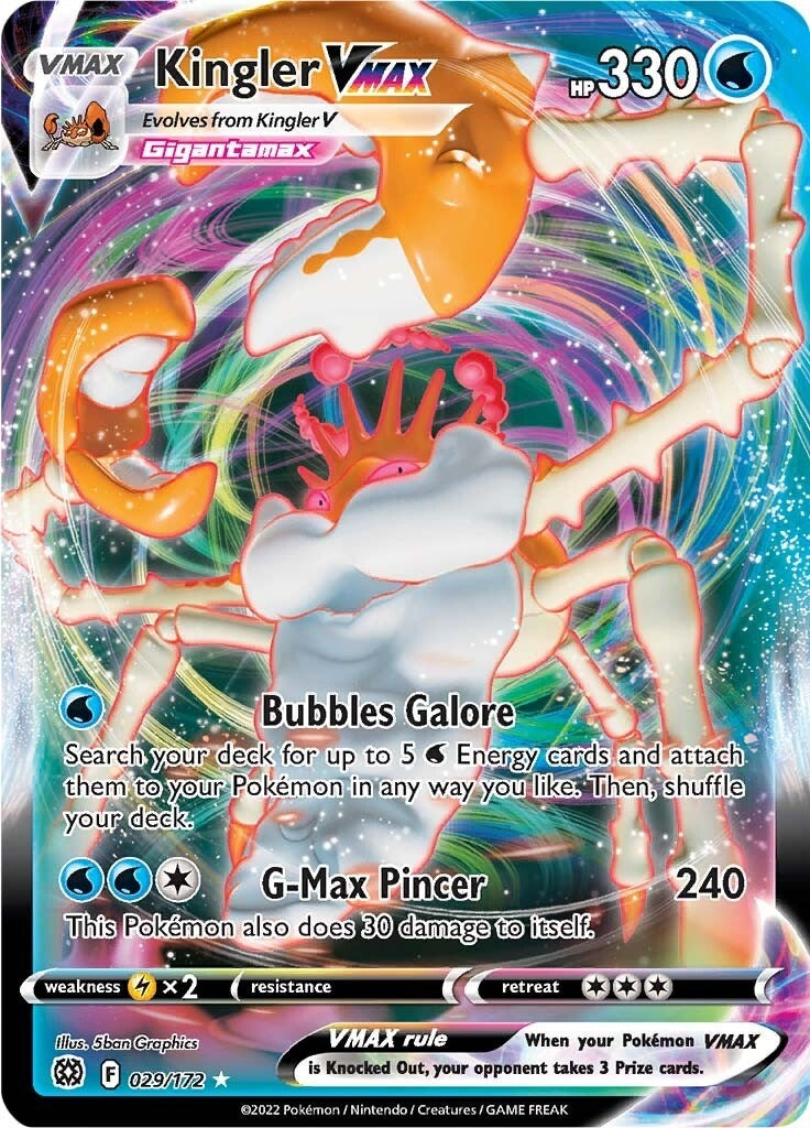 Image for Kingler VMAX (029/172) - Pokemon
