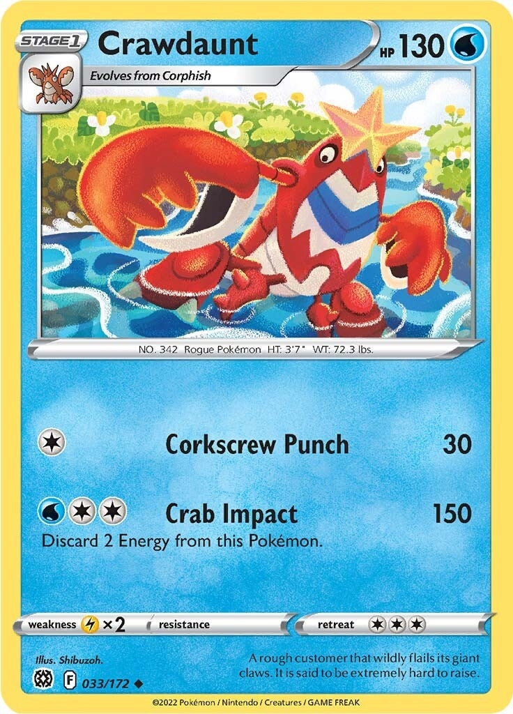 Image for Crawdaunt (033/172) - Pokemon