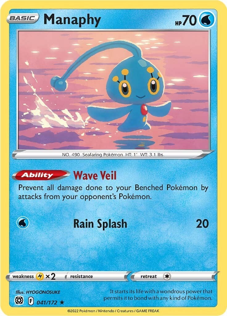 Image for Manaphy (041/172) - Pokemon