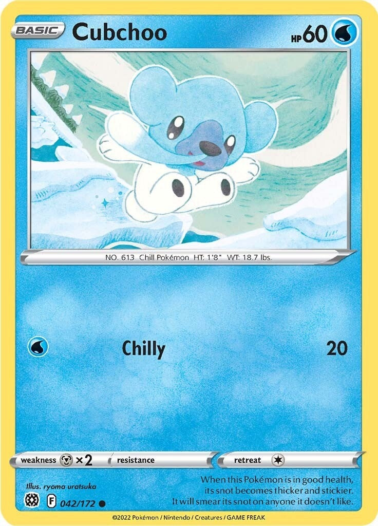 Image for Cubchoo (042/172) - Pokemon