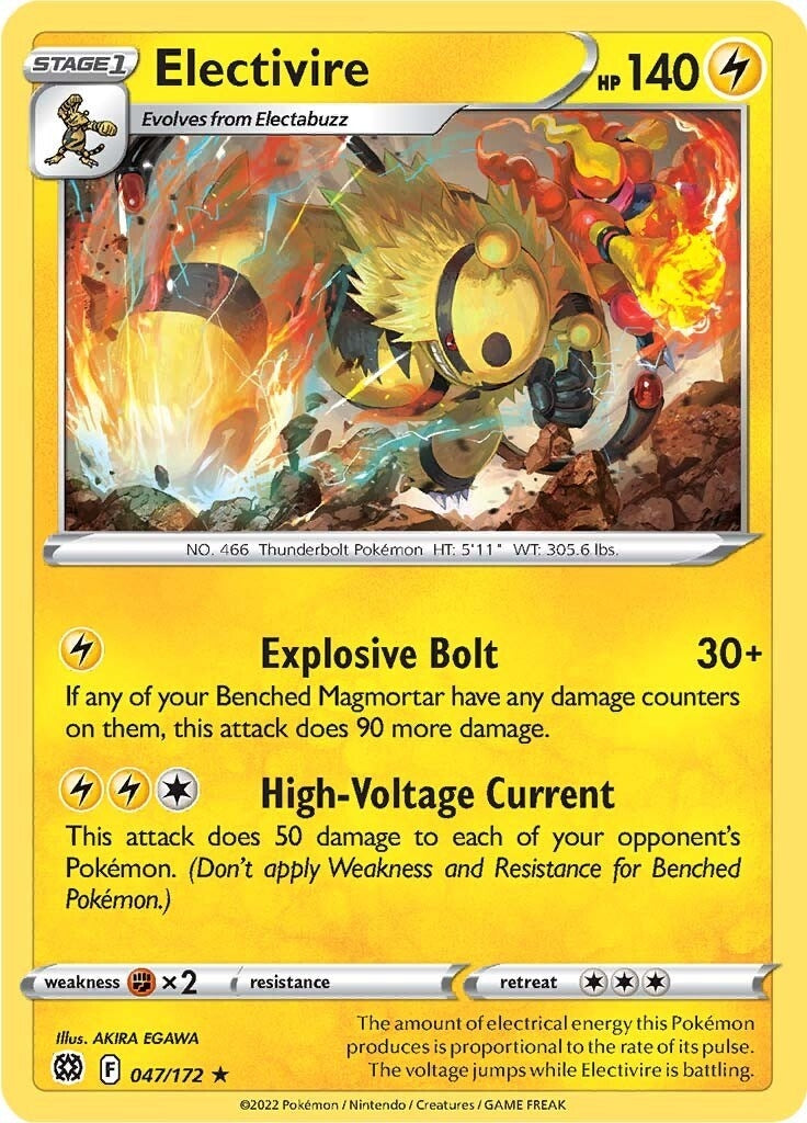 Image for Electivire (047/172) - Pokemon