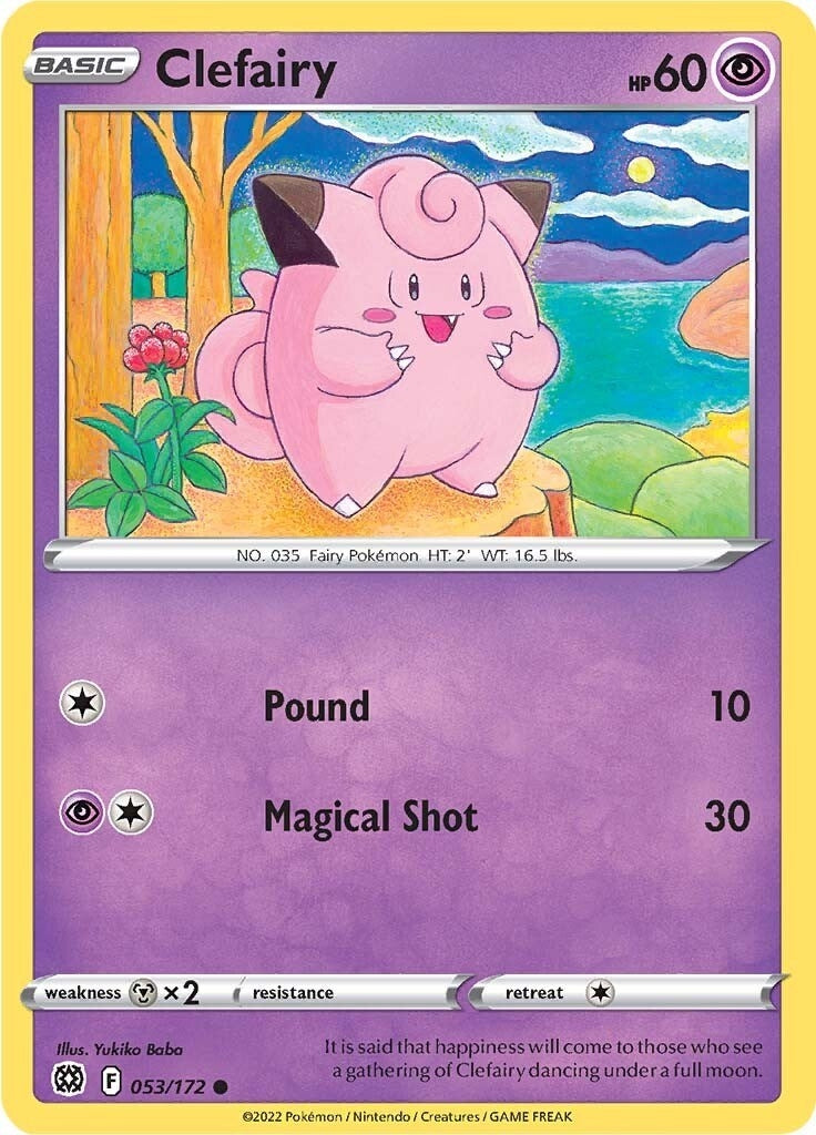 Image for Clefairy (053/172) - Pokemon