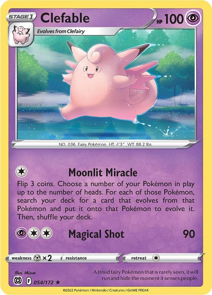Image for Clefable (054/172) - Pokemon