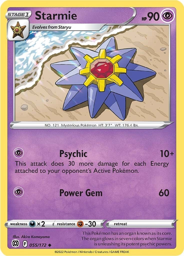 Image for Starmie (055/172) - Pokemon