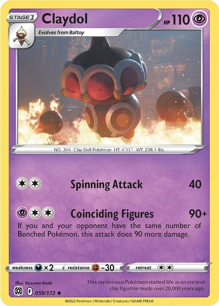 Image for Claydol (059/172) - Pokemon