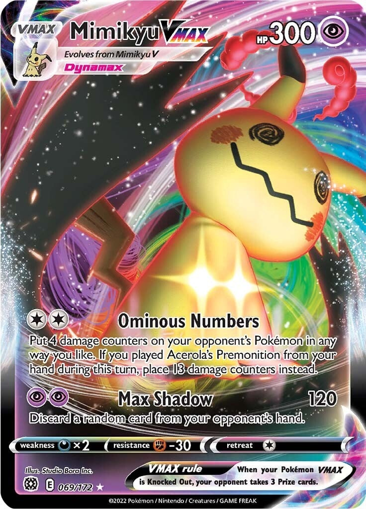 Image for Mimikyu VMAX (069/172) - Pokemon