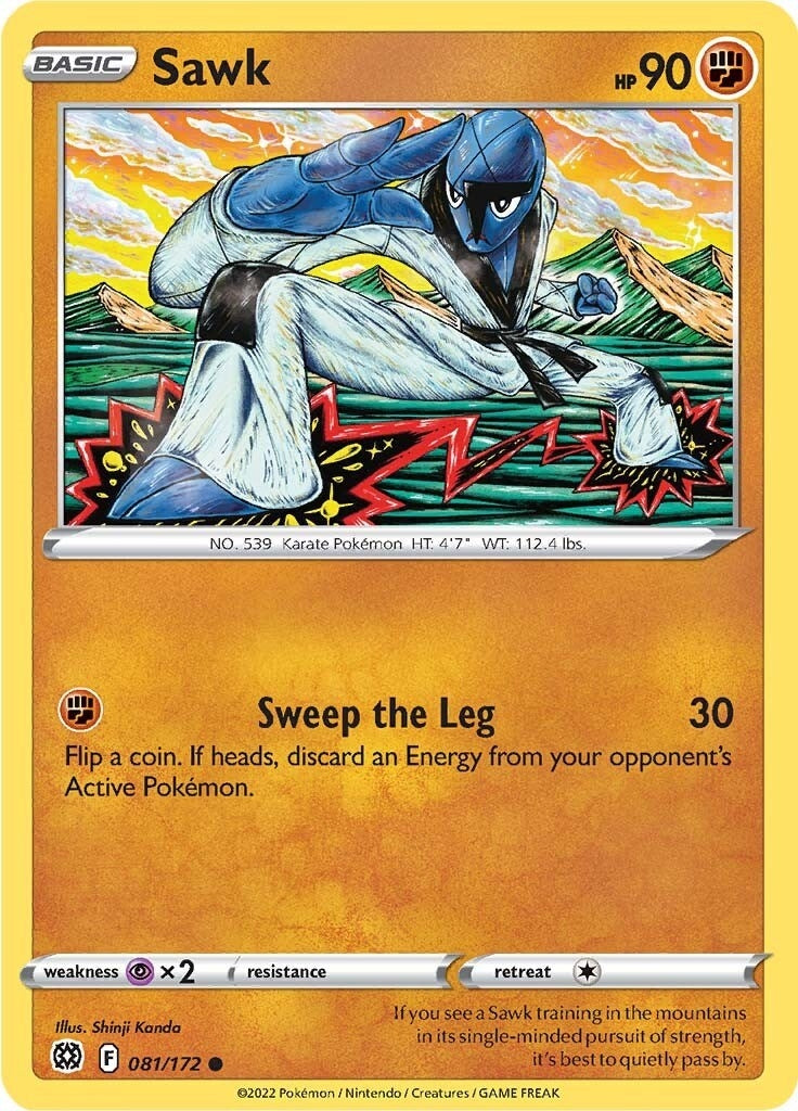 Image for Sawk (081/172) - Pokemon