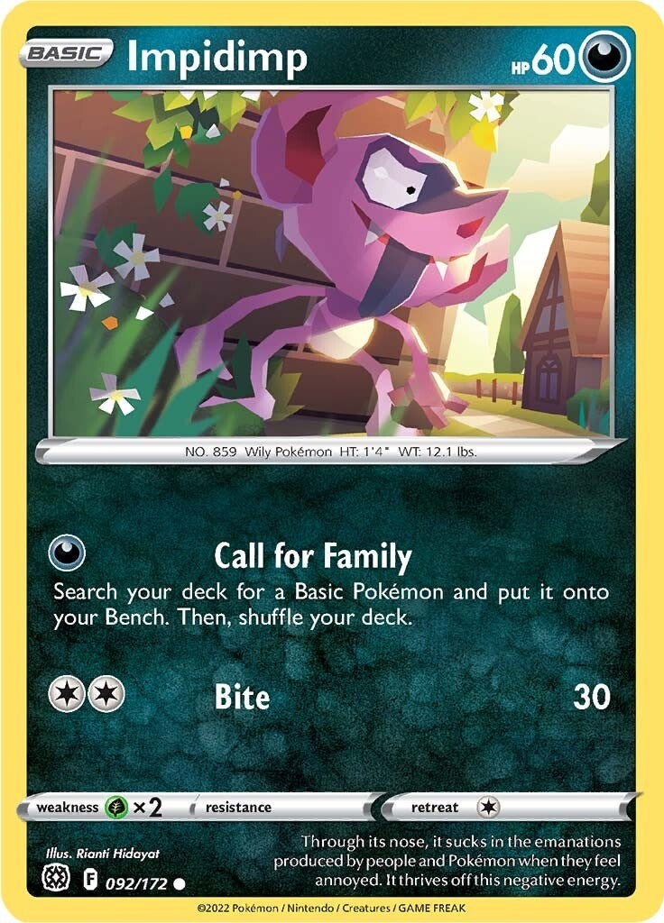 Image for Impidimp (092/172) - Pokemon