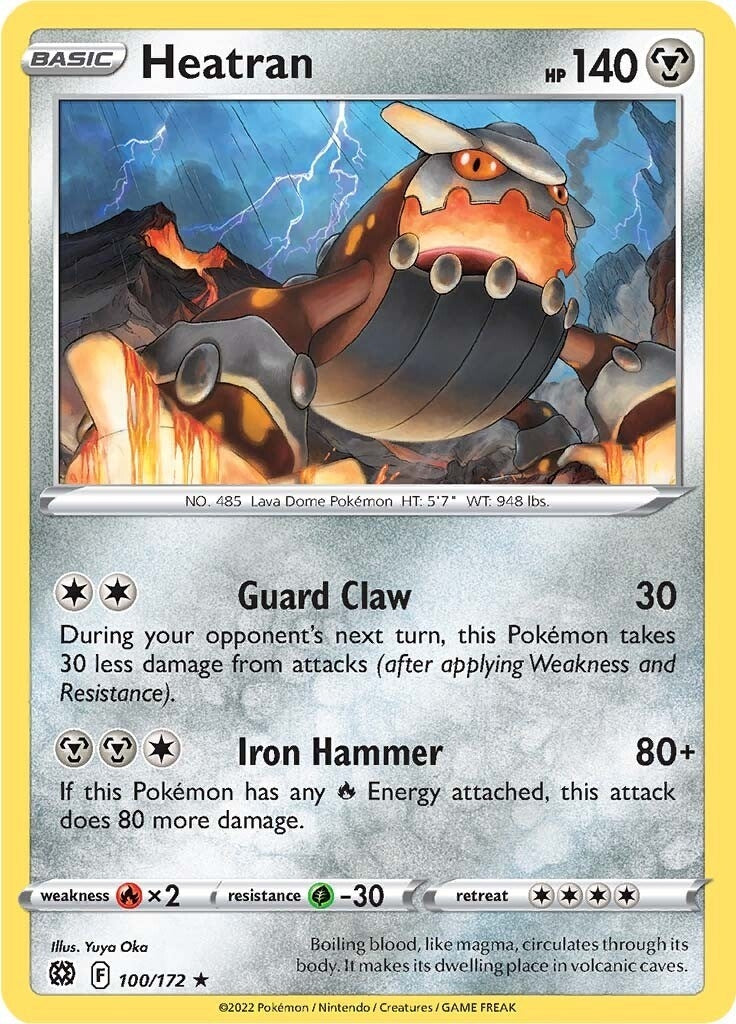 Image for Heatran (100/172) - Pokemon